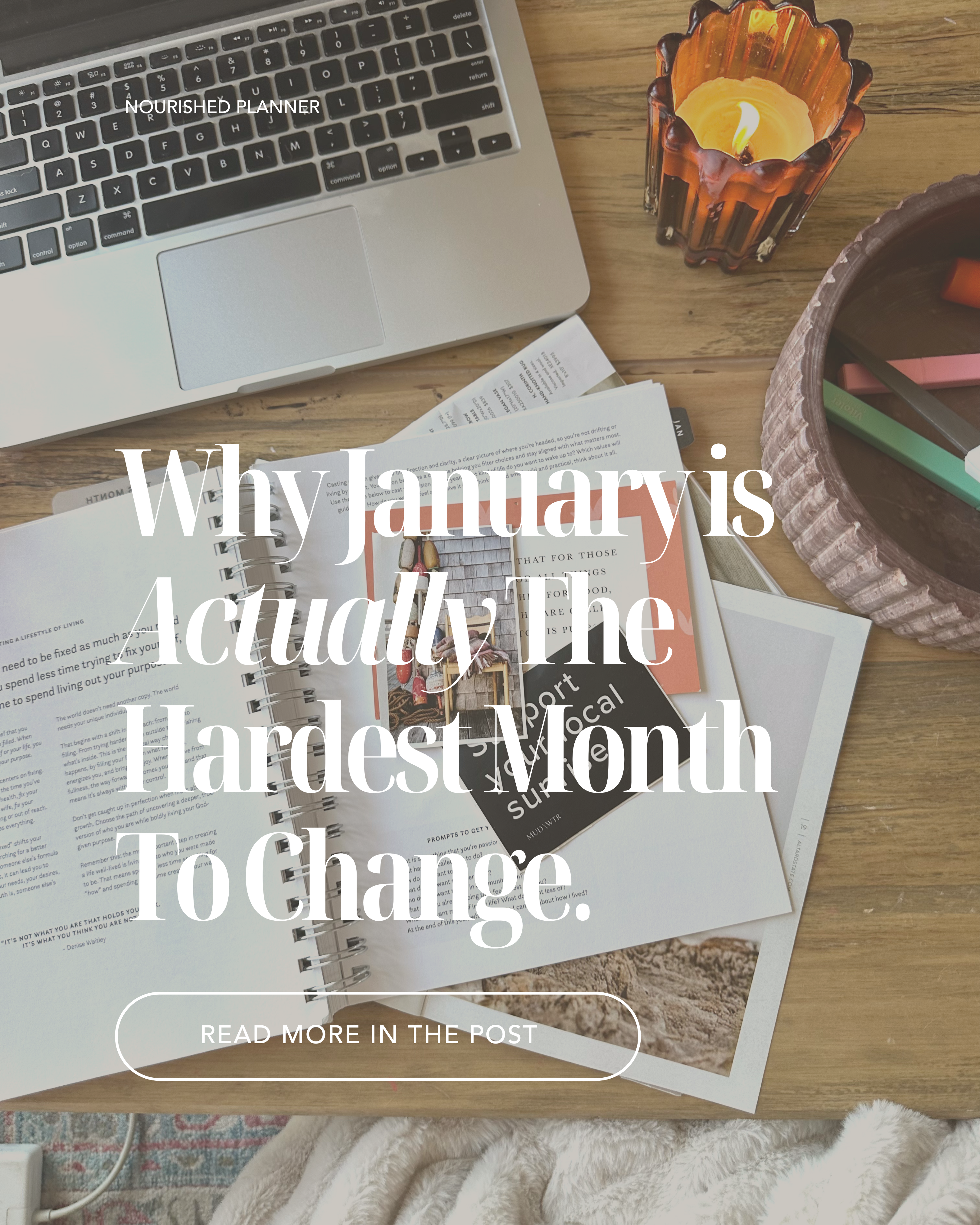 Featured Image for Nourished Planner Article Why January Is Actually The Hardest Month To Change